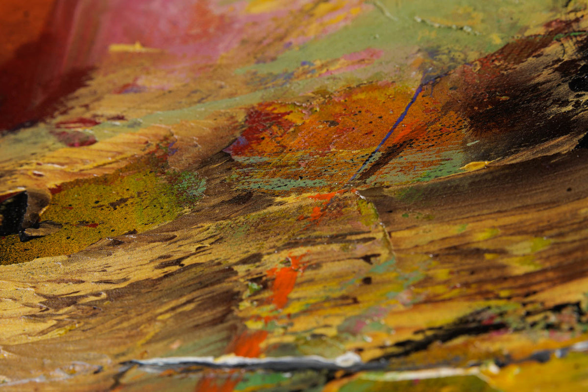 Jean-Pierre Lafrance, "Pols," detail 3, mixed media on canvas