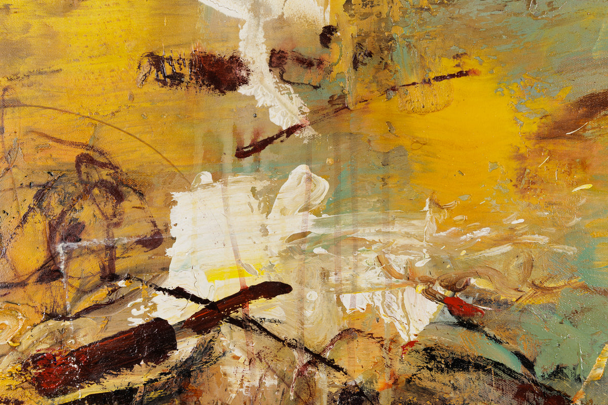 Jean-Pierre Lafrance, "Norio," detail 1, oil on canvas