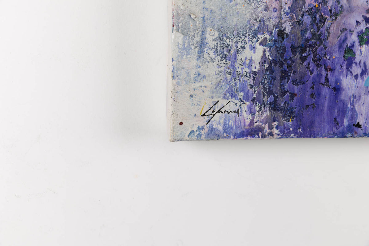 Jean-Pierre Lafrance, "Frozen Sea," detail 6, mixed media on canvas