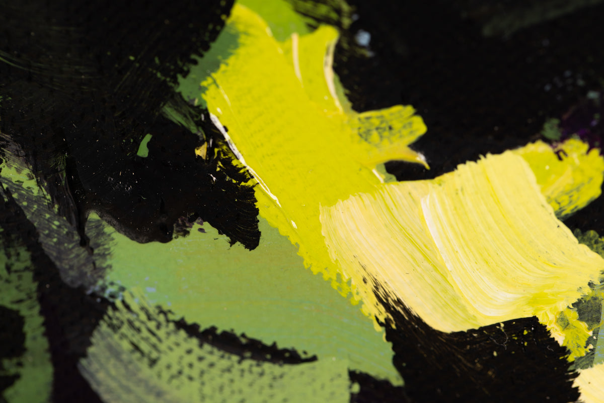 Jerzy Werbel, "Invincible," detail view, acrylic on canvas