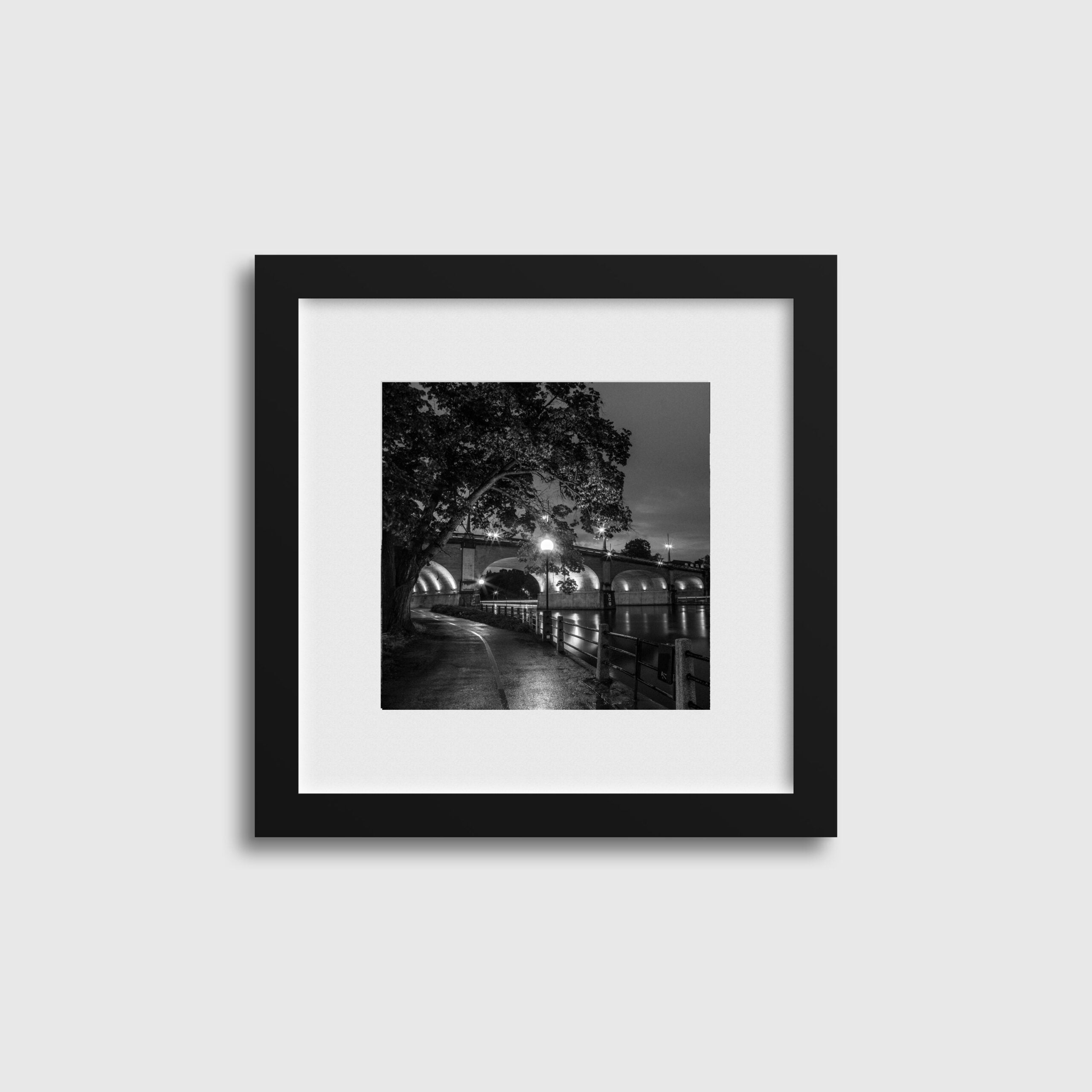 Path By Bank St. Bridge BW