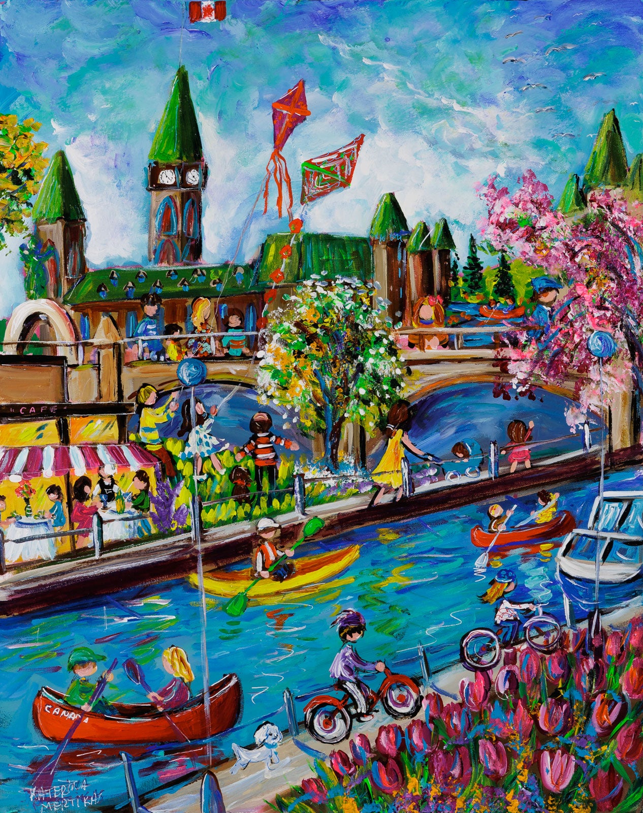 Canal Views In Spring