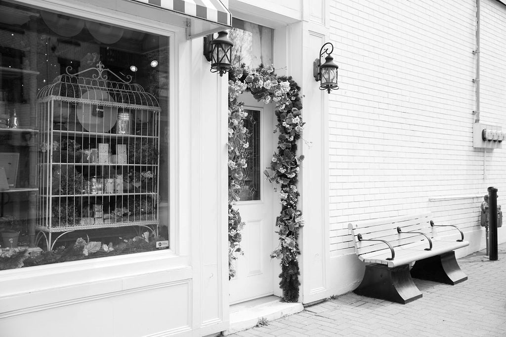 Cityscape “Bench Seating” by Ottawa – offset print on paper.