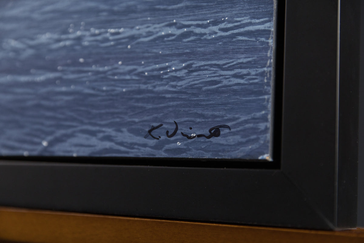 Ken Vincent, "Ocean 9," detail view, acrylic on panel