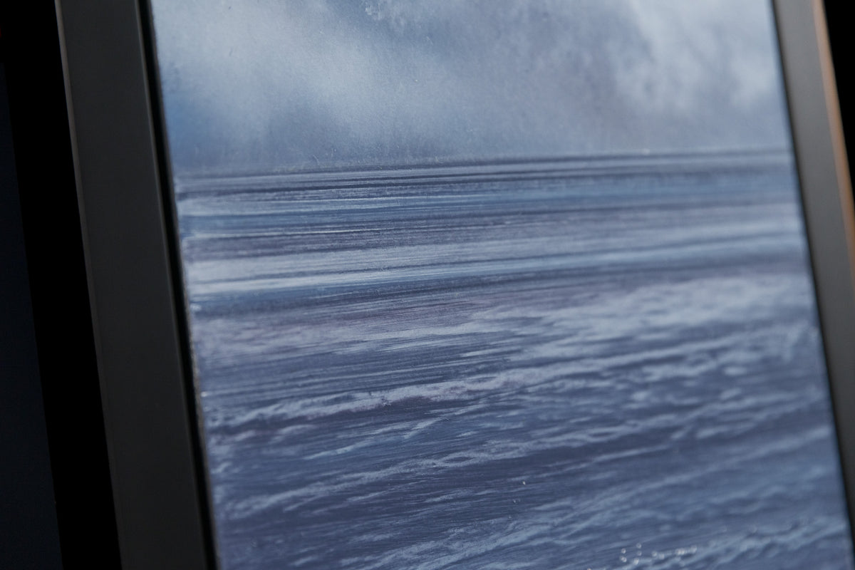 Ken Vincent, "Ocean 9," detail view, acrylic on panel