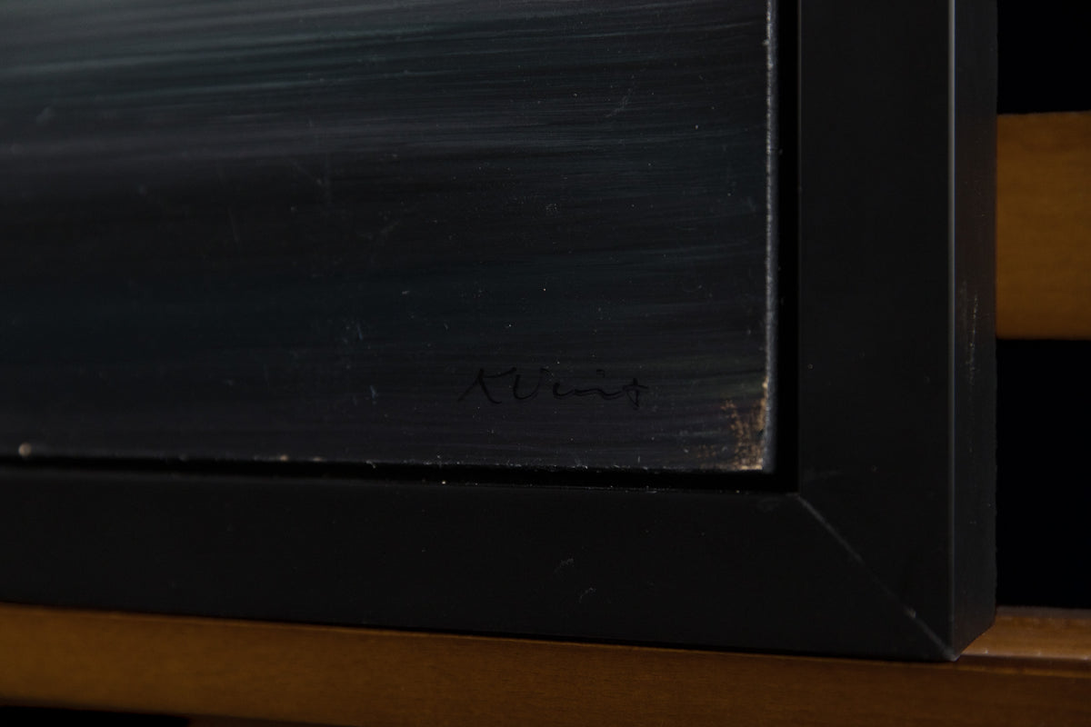 Ken Vincent, "Abstract Landscape 5," detail view, acrylic on panel