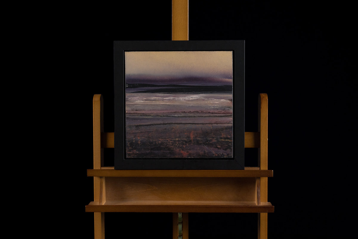 Ken Vincent, "Seascape 330," acrylic on panel, 12 x 12 in, seascape painting, framed