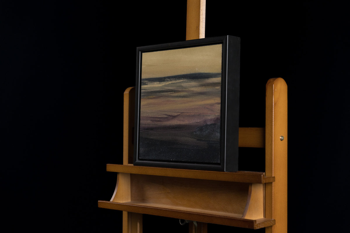 Ken Vincent, "Abstract Landscape 609," detail view, acrylic on panel