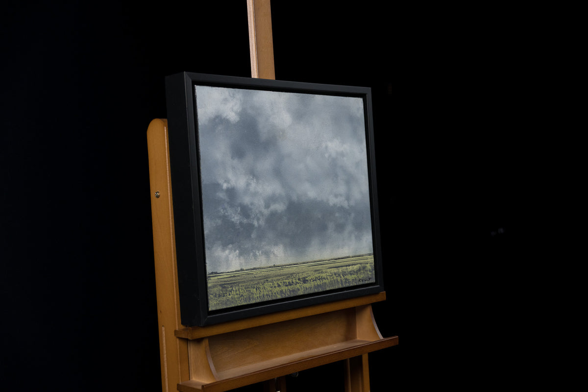 Ken Vincent, "After The Storm," detail view, acrylic on panel
