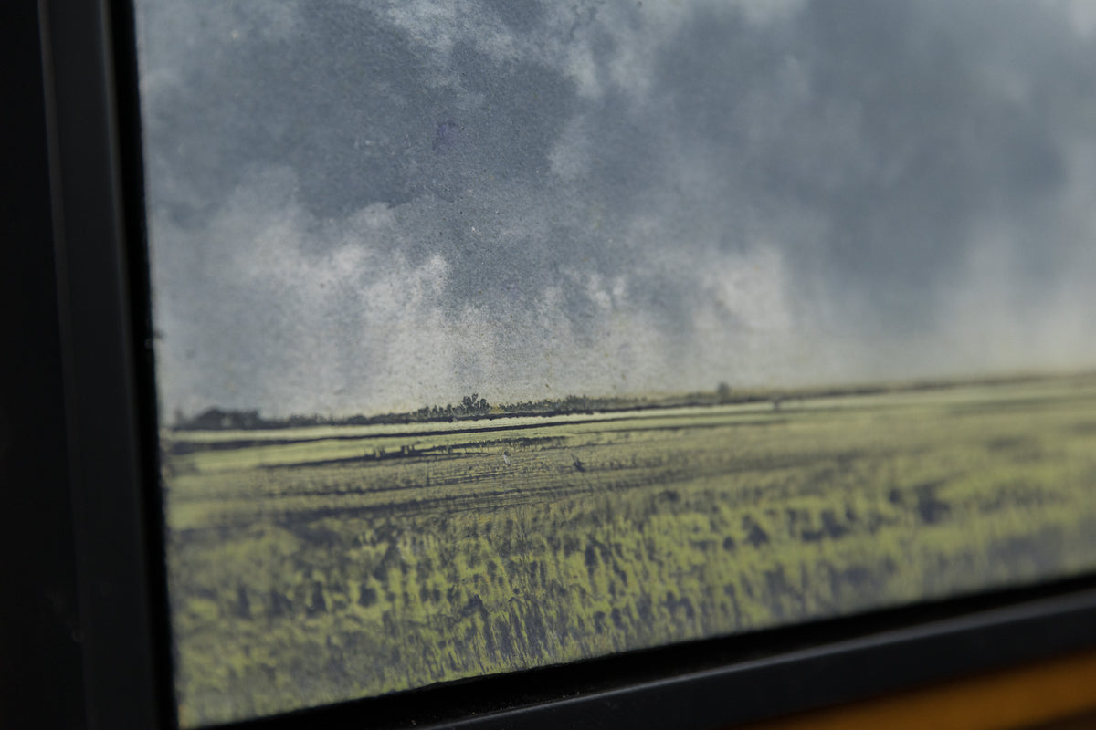 Ken Vincent, "After The Storm," detail view, acrylic on panel