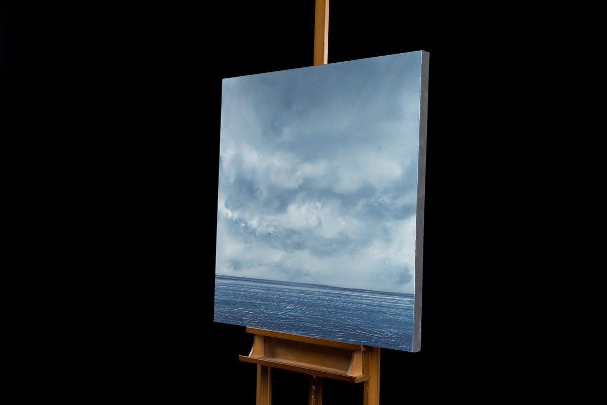 Ken Vincent, "Ocean 908," detail view, acrylic on panel