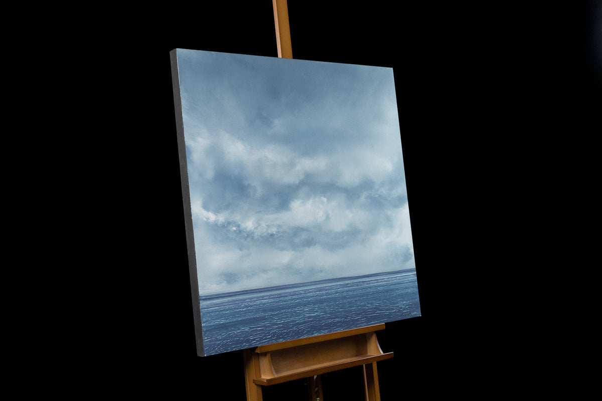 Ken Vincent, "Ocean 908," detail view, acrylic on panel