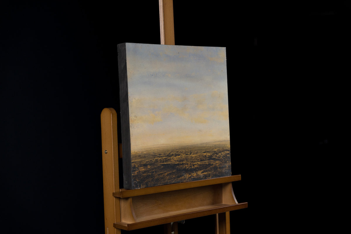 Ken Vincent, "From Above 1132," detail view, acrylic on panel