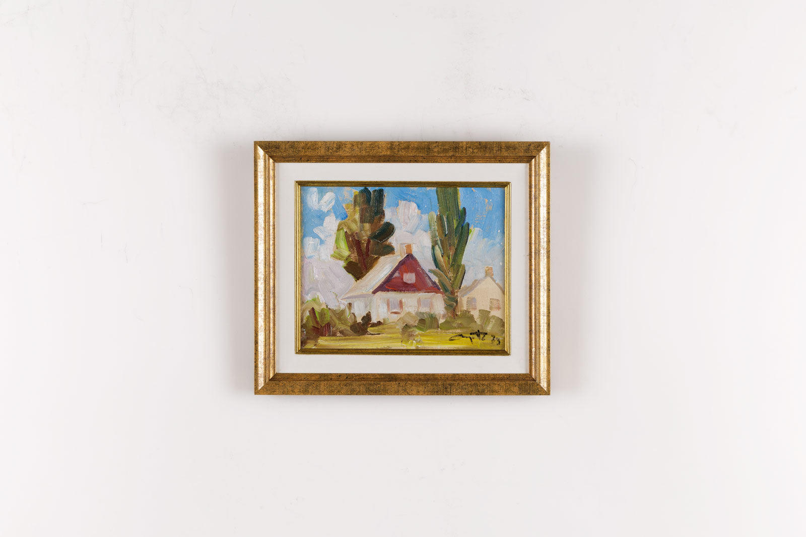 Maison Et Deux Arbres