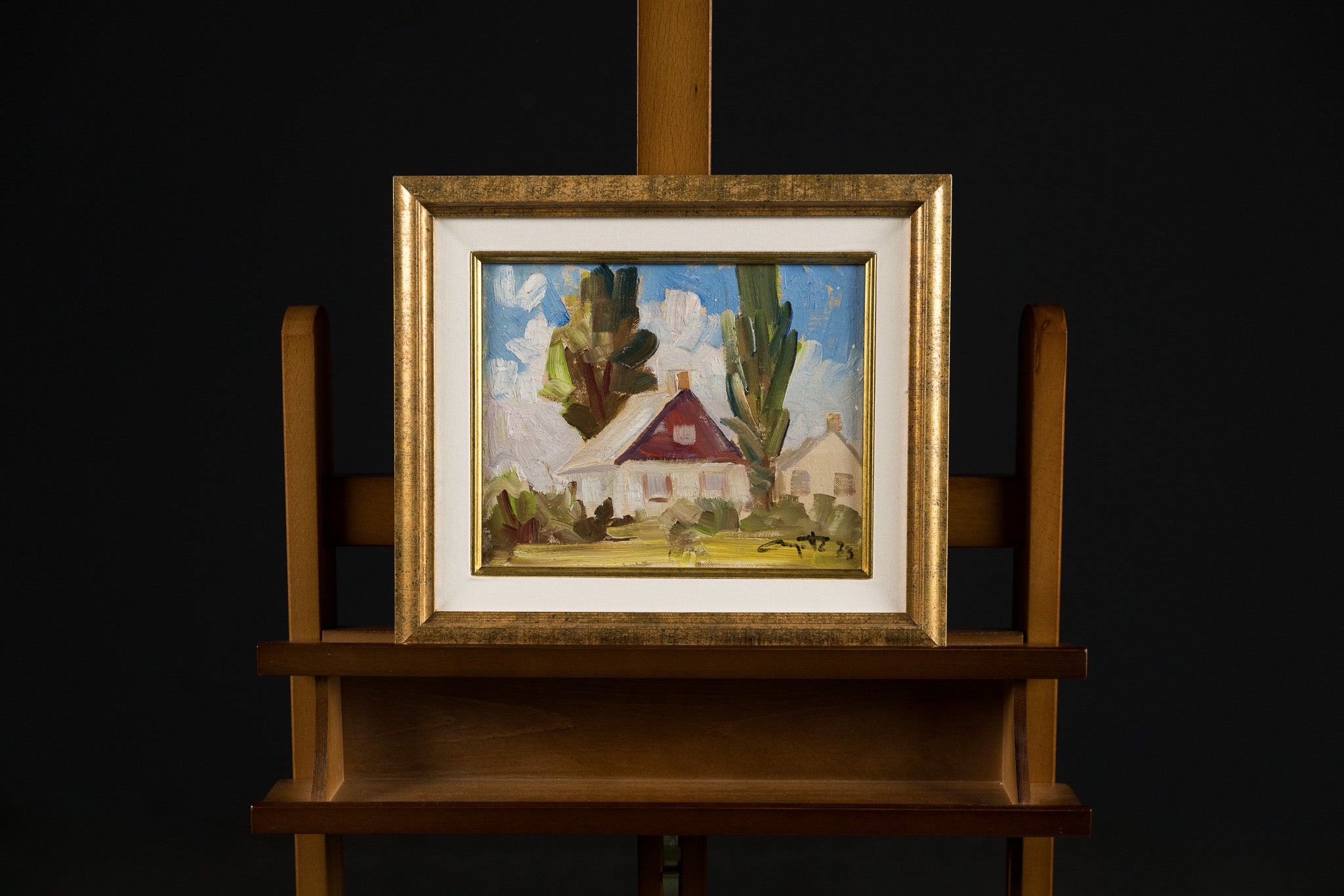 Maison Et Deux Arbres