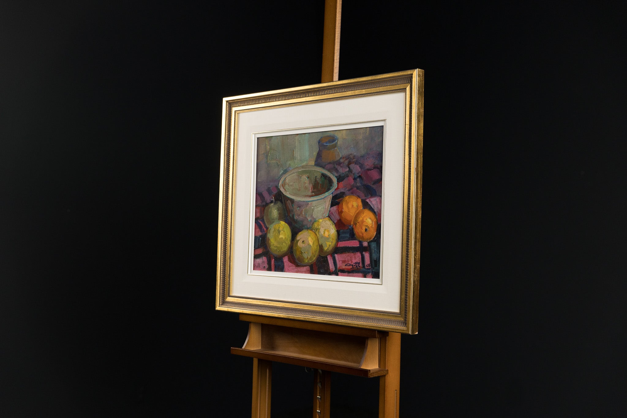 Nature Morte Au Bol Et Fruits