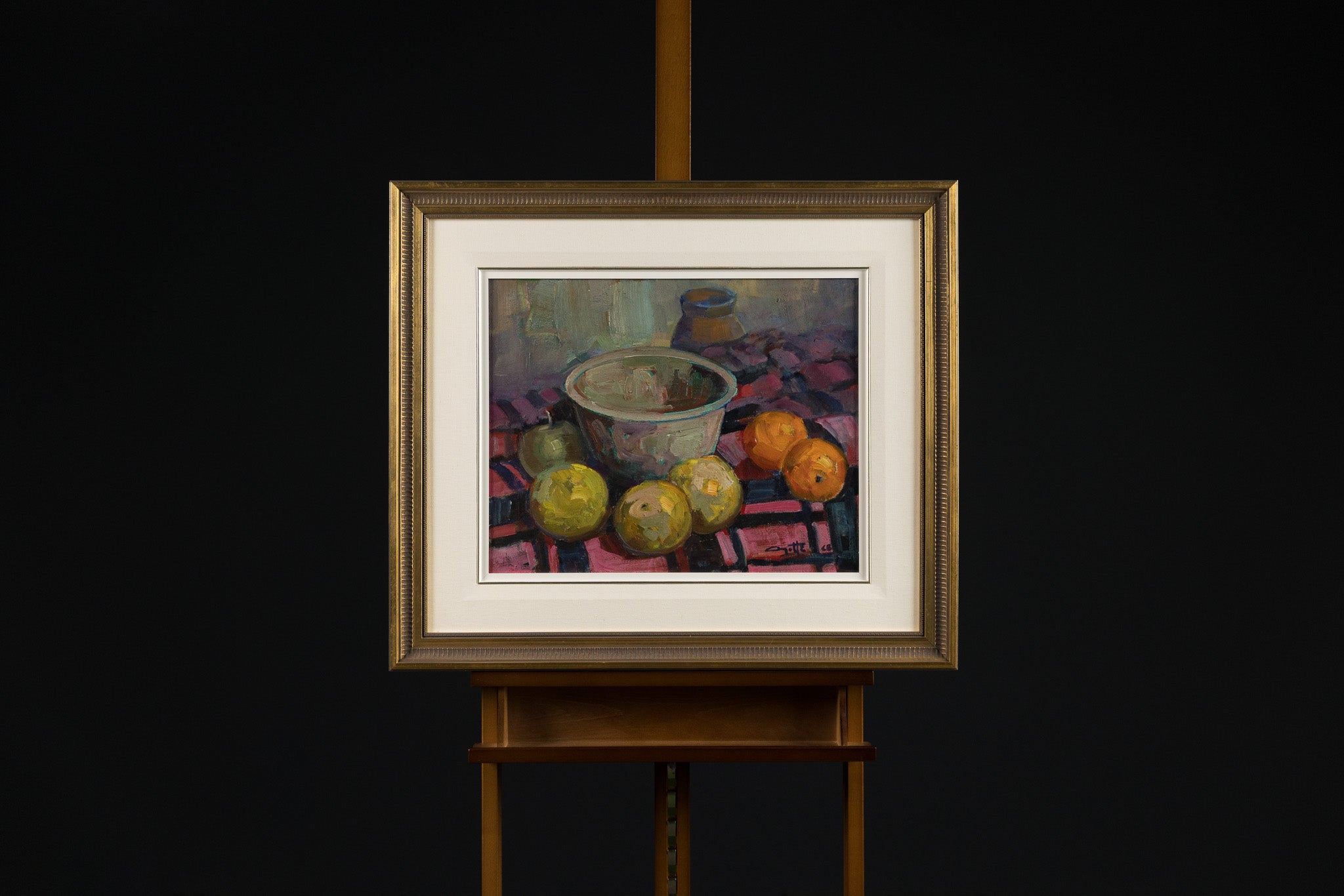Nature Morte Au Bol Et Fruits
