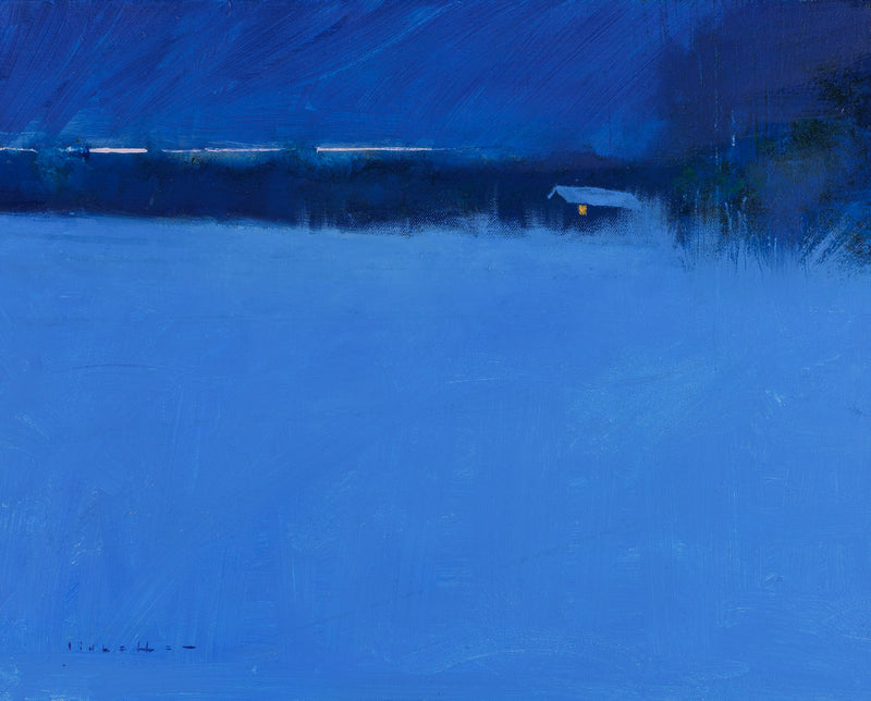 Razors Edge by David Lidbetter - Landscape, Oil on Canvas
