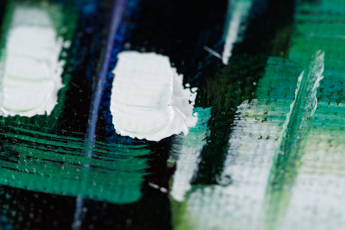 Lori Ridgeway, "Breathing Space," detail 6, oil on canvas