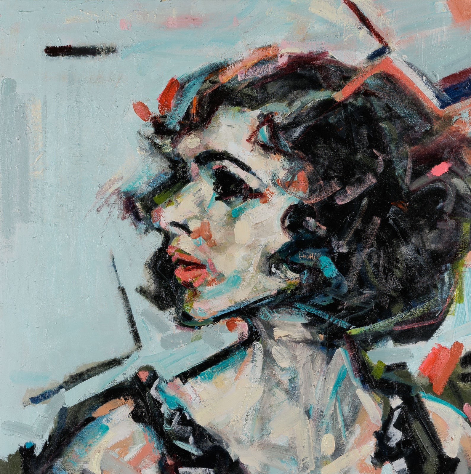 絵画 turn around Sparkles By Lorena Ziraldo - Oil on Canvas.