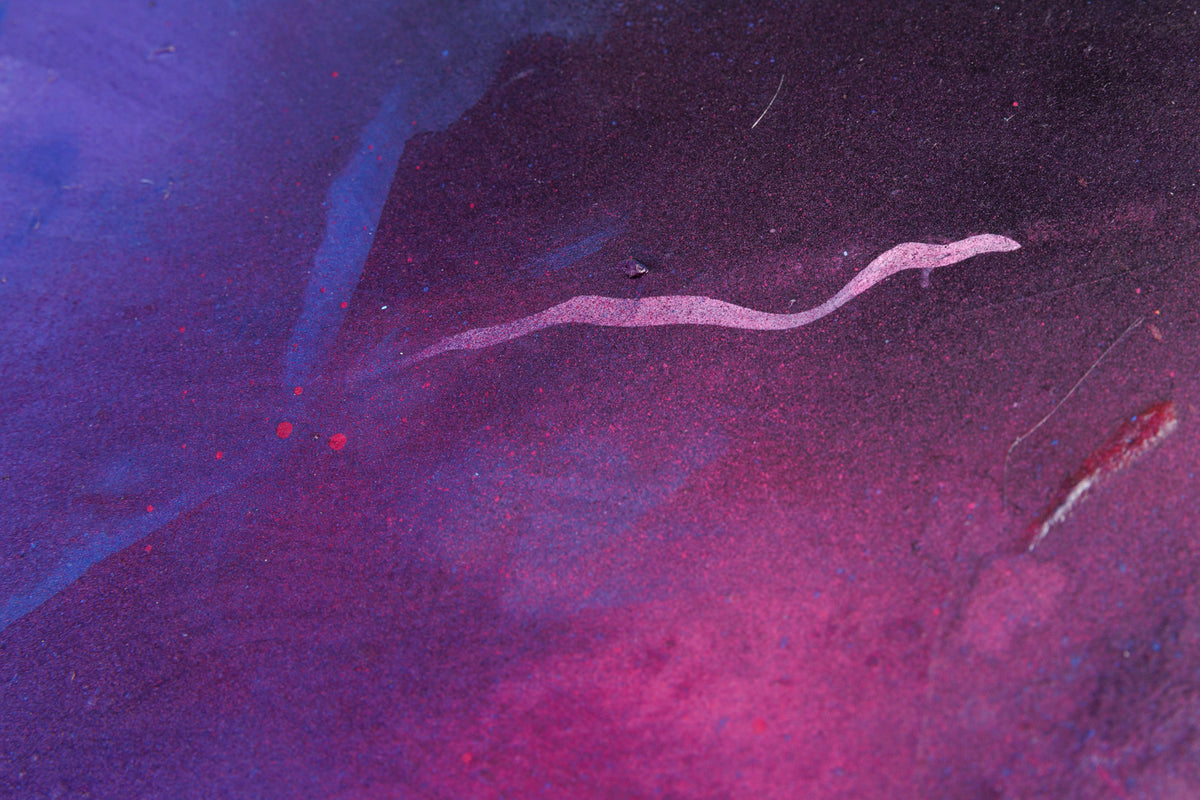 Lee Anne LaForge, "Celebrate II," detail view, acrylic on canvas