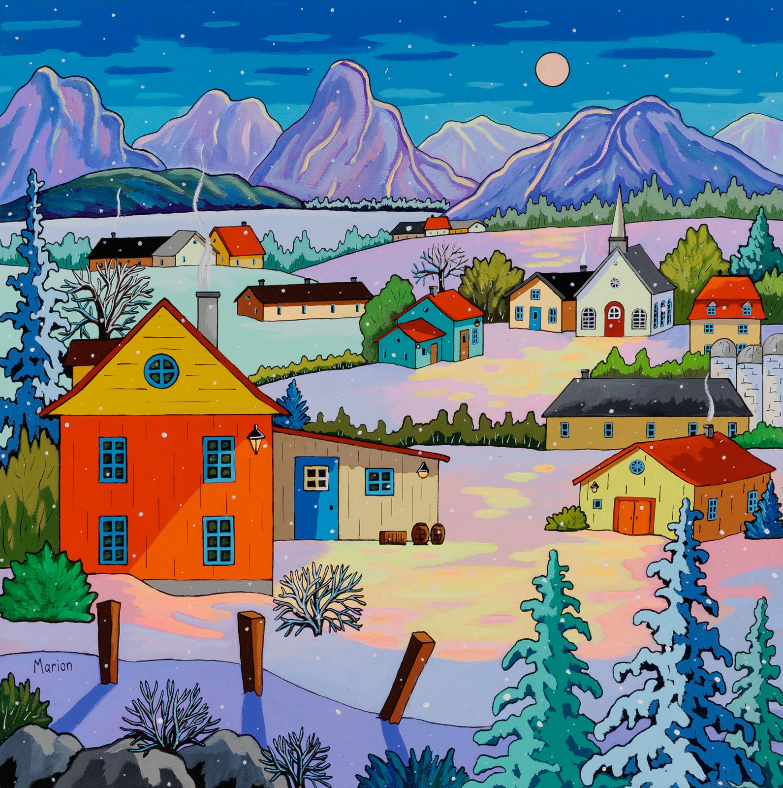 Silence Of Winter Night