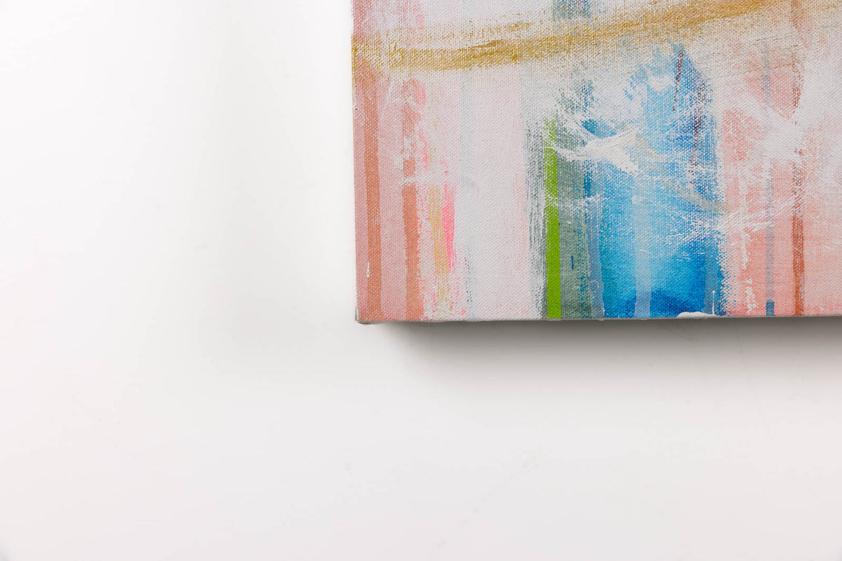 Meredith Bingham, "Divine," detail 4, acrylic on canvas