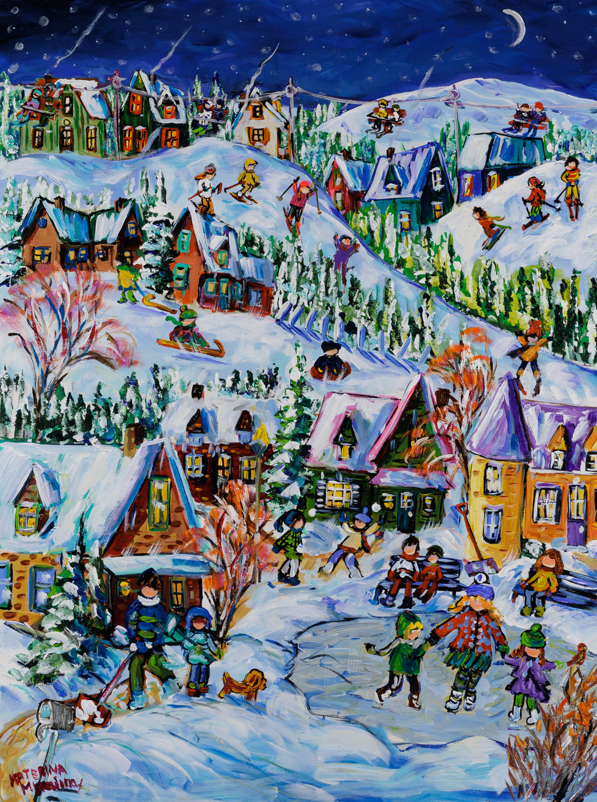 Surrounded By Ski Hills