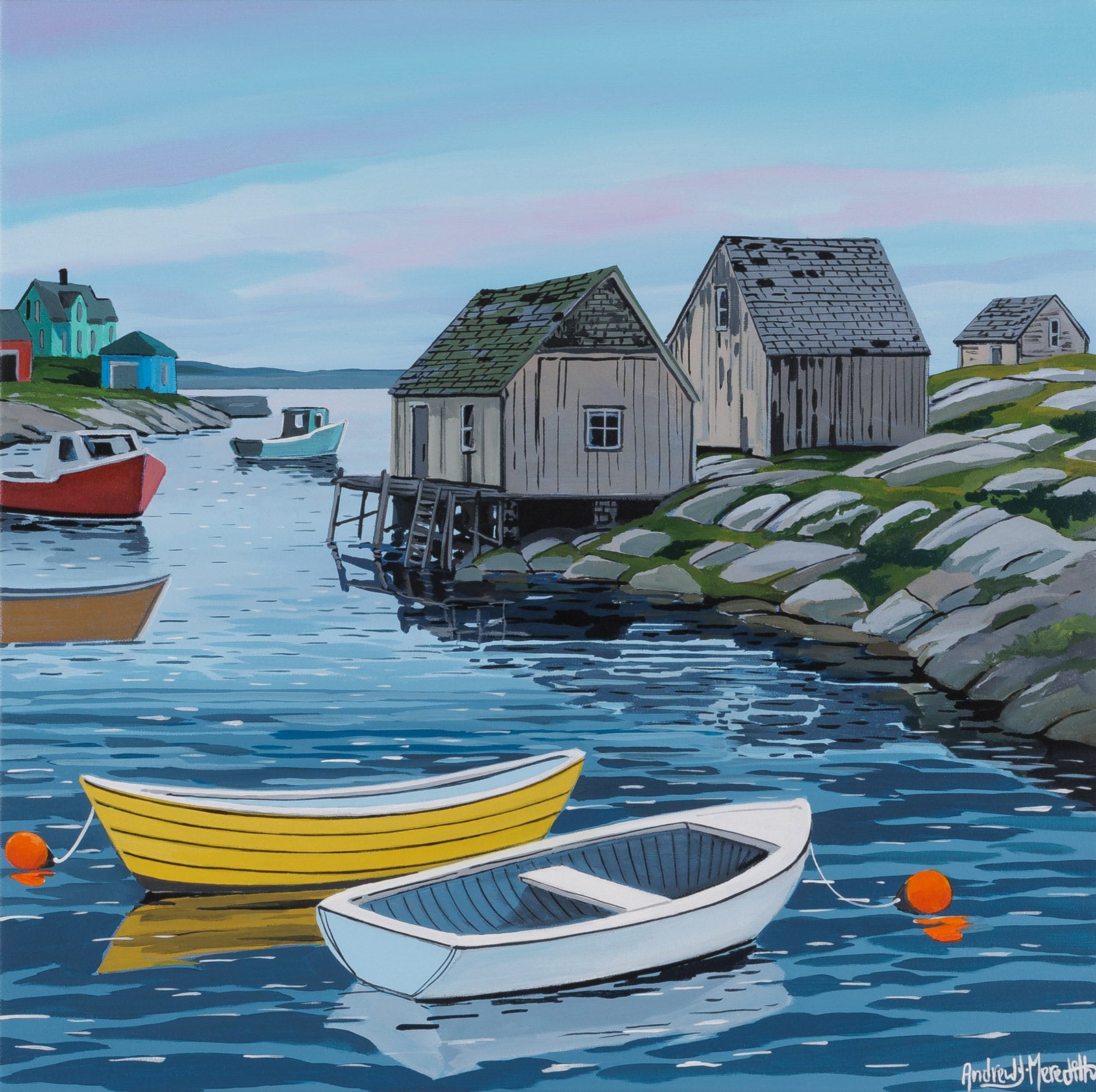 Boats At Peggy's Cove