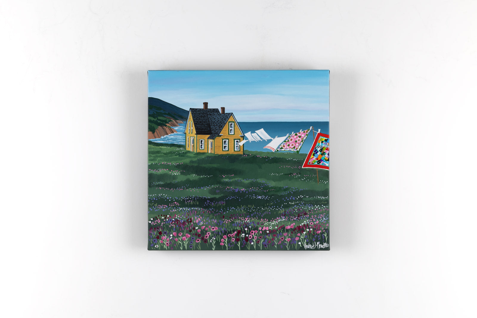 House, Quilts & Flowers- Cape Breton