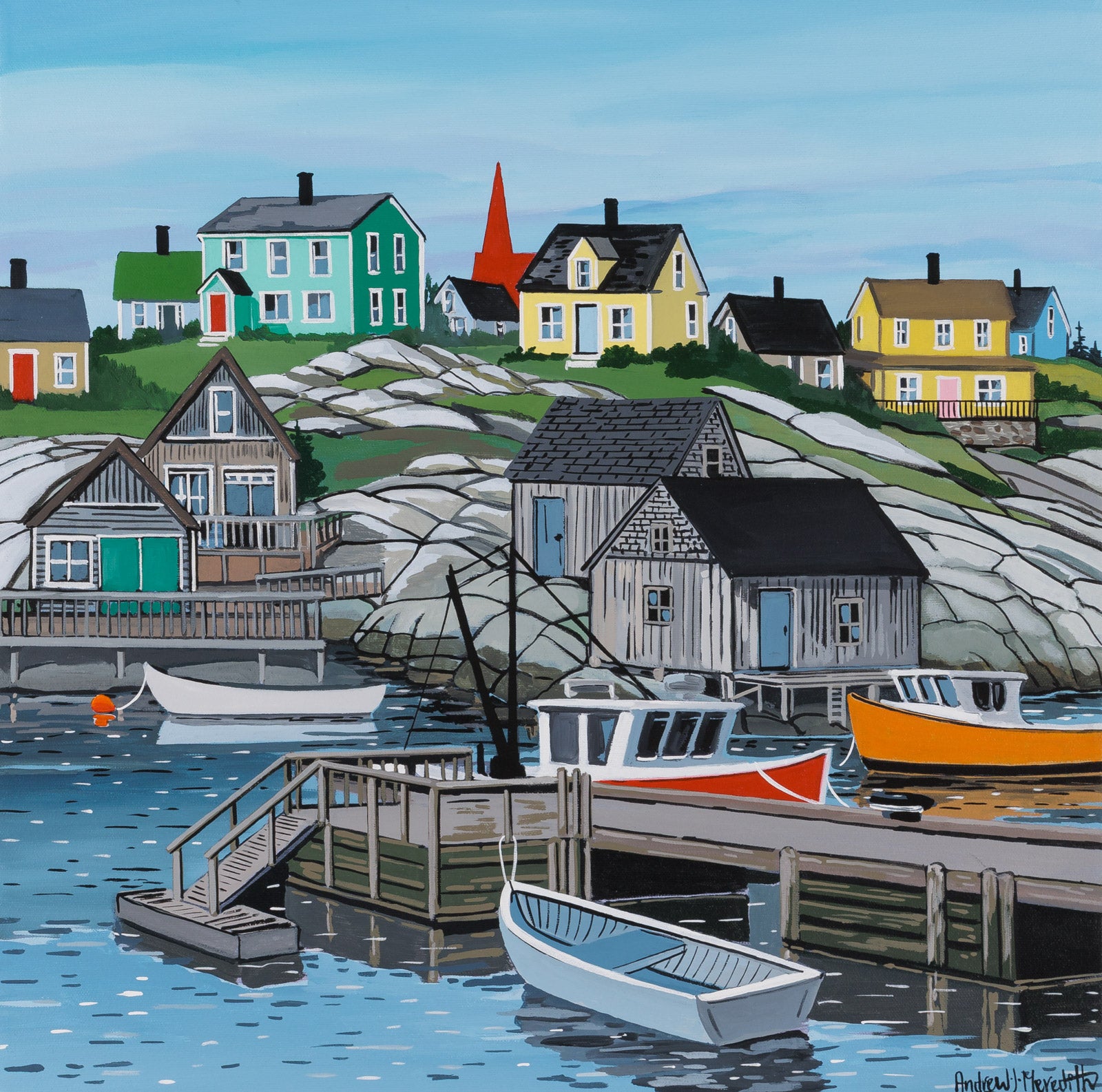 Up On The Rock- Peggy's Cove