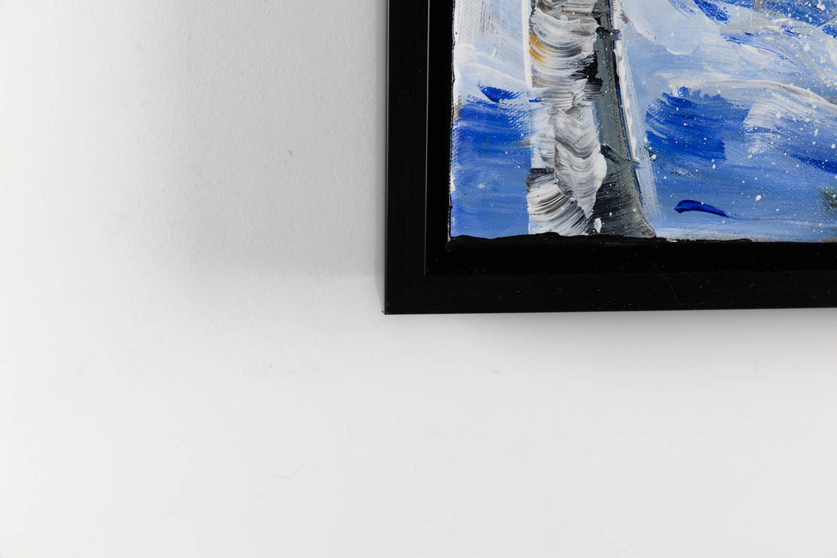 Katerina Mertikas, "The Path," detail 4, acrylic on canvas
