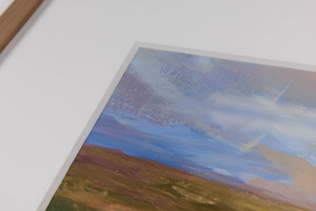 Martha Kokkinos, "Landscape Tapestry," detail 2, oil on paper