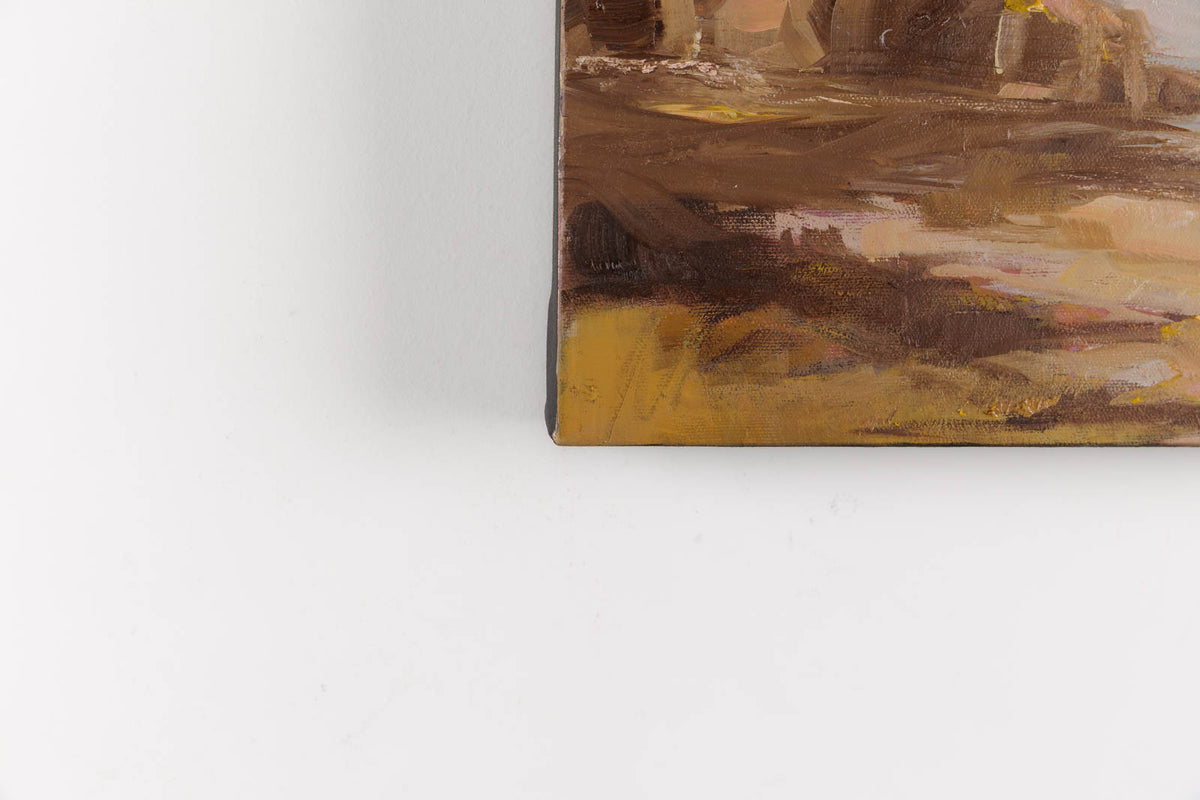 Martha Kokkinos, "A Day For Meditation," detail 3, oil on canvas
