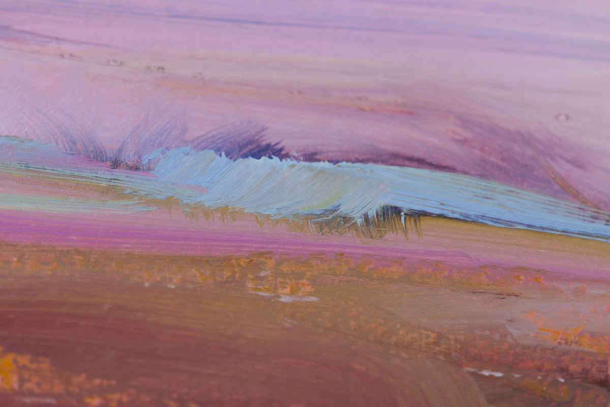 Martha Kokkinos, "Watercolour Sky," detail 5, oil on canvas
