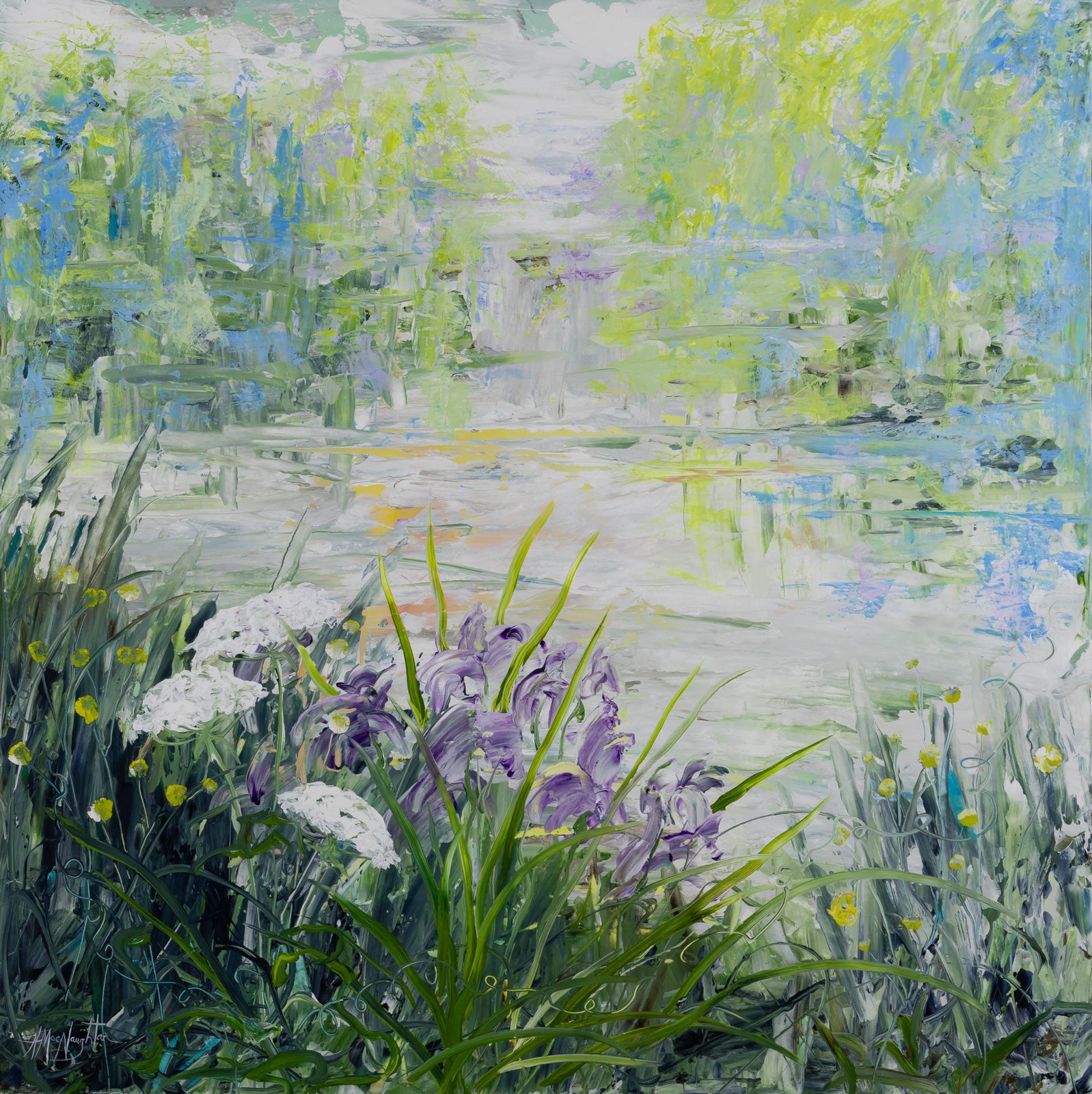 Nature “I Never Really Knew You” by Hanna MacNaughtan – acrylic on canvas.