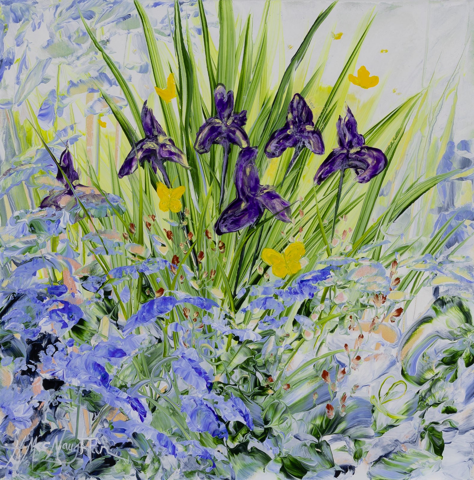 Nature “That's What I Love About You” by Hanna MacNaughtan – acrylic on canvas.