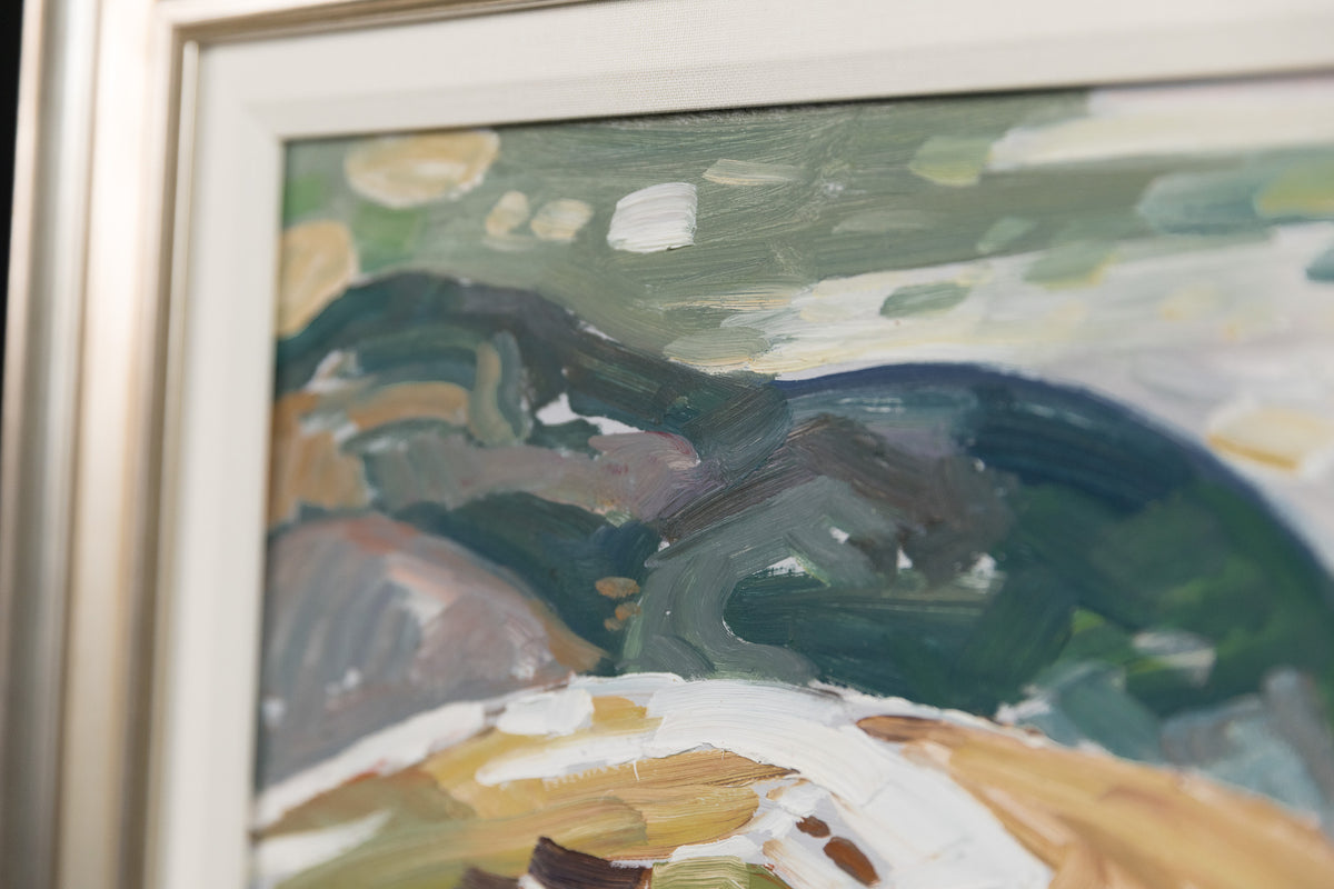 Mario Mauro, "P.T. Adol/ffe 1976," detail view, oil on panel
