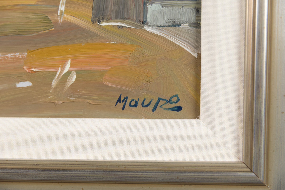 Mario Mauro, "P.T. Adol/ffe 1976," detail view, oil on panel