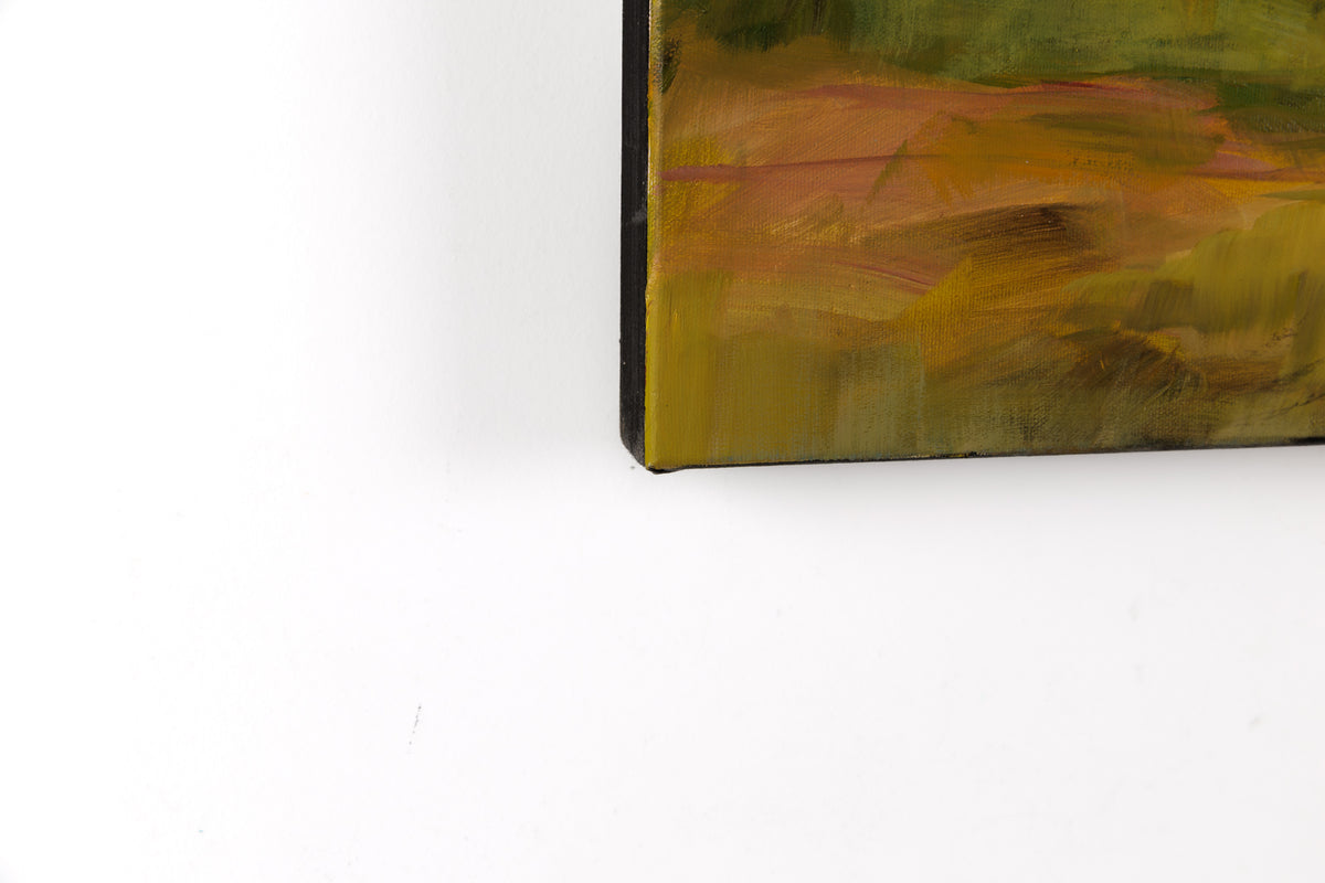 Martha Kokkinos, "The Path You Take," detail view, oil on canvas