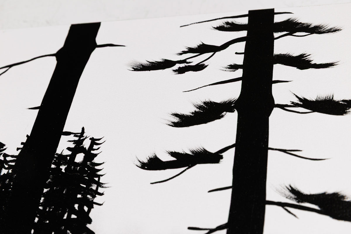 Natasha Miller, "Keeps Getting Better," detail 3, acrylic & charcoal on canvas