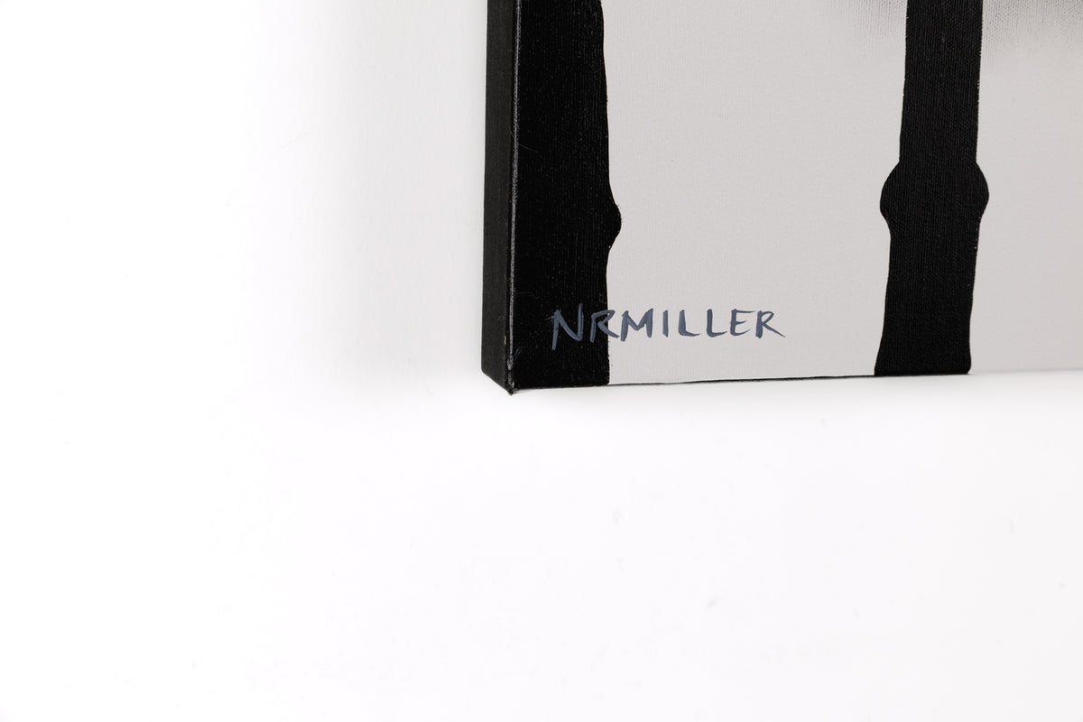 Natasha Miller, "Keeps Getting Better," detail 4, acrylic & charcoal on canvas