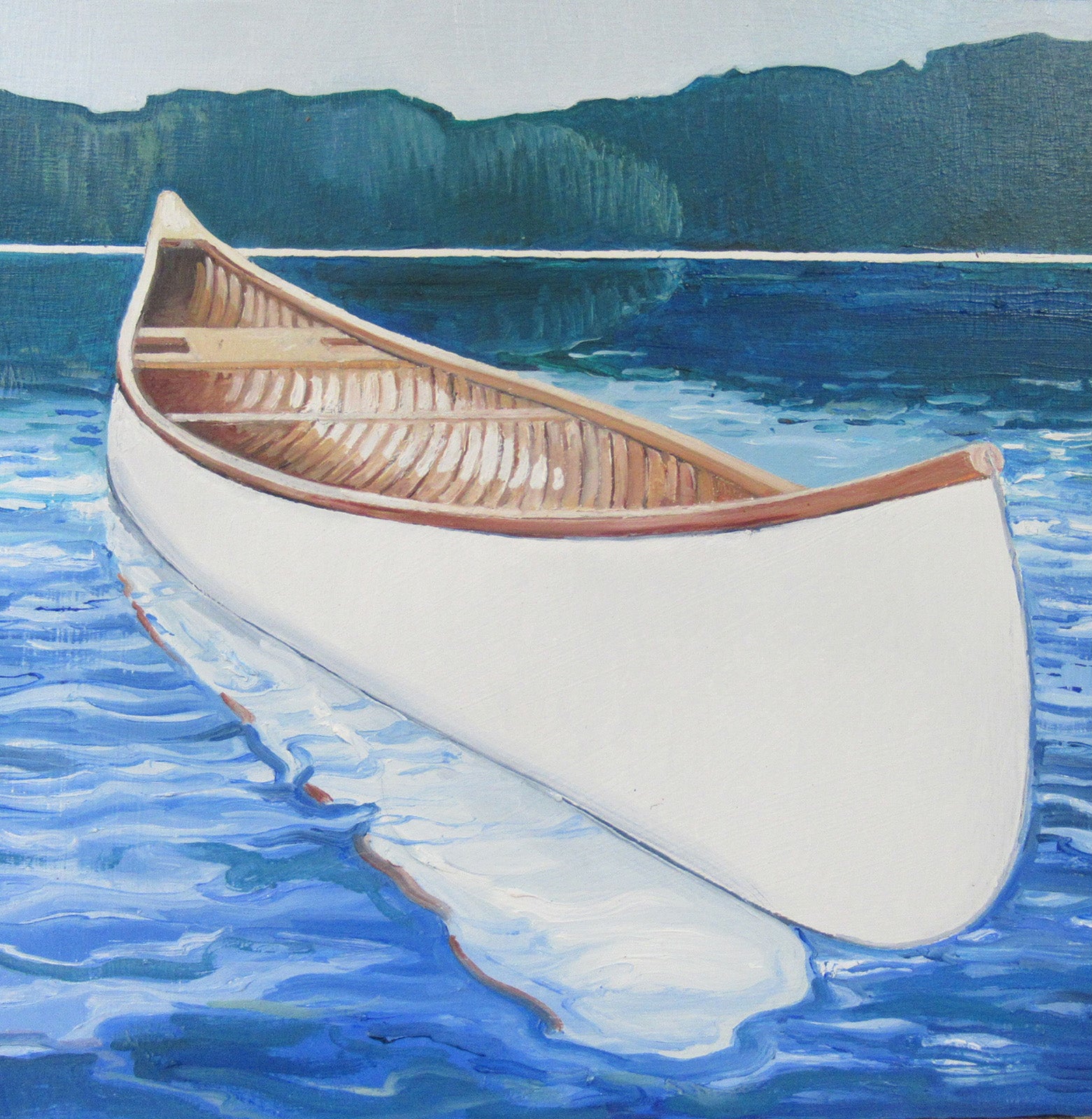 Seascape & Water “Free Ride” by Brigitte Nowak – oil on panel.