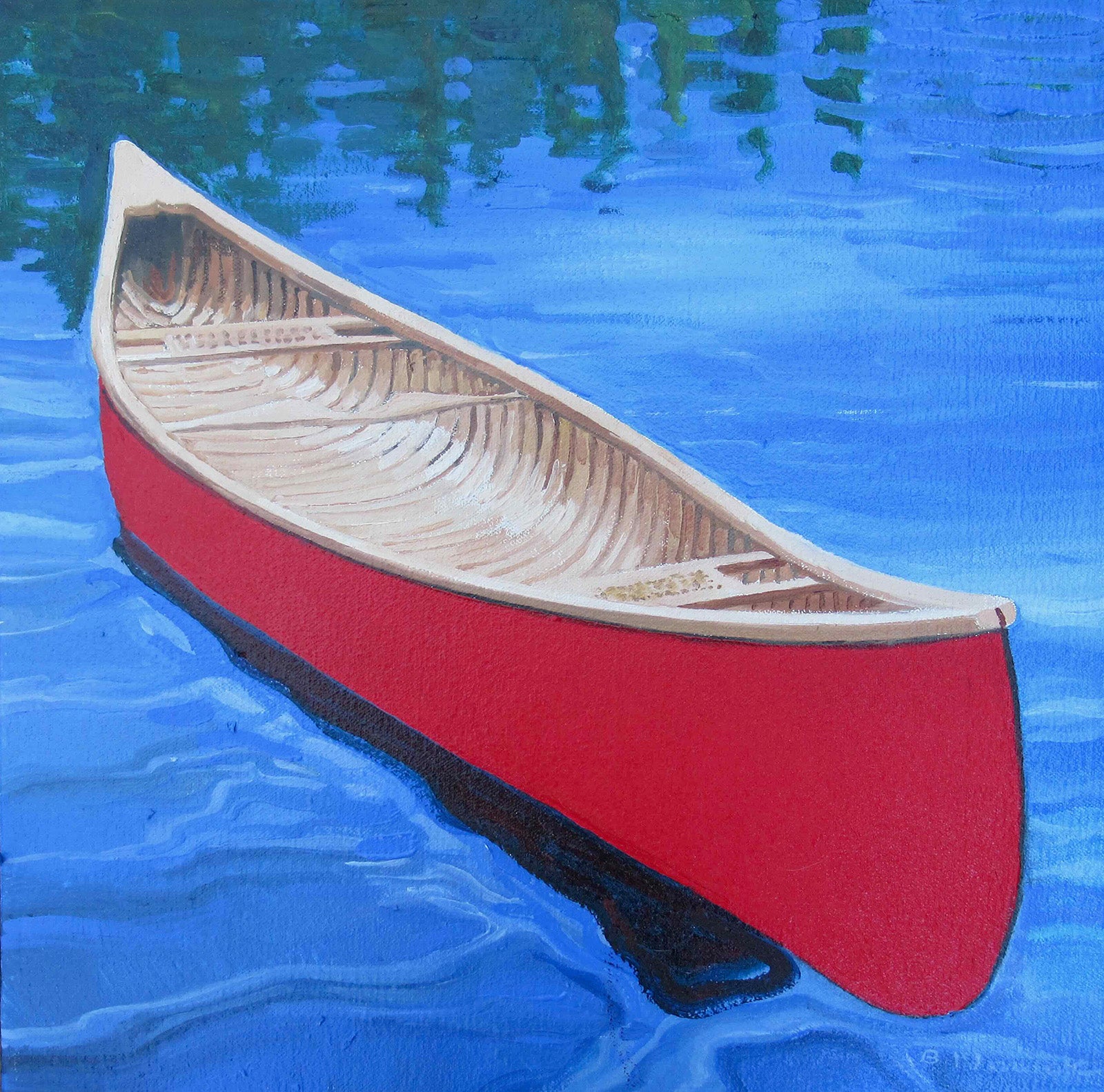 Seascape & Water “I Wander Where” by Brigitte Nowak – oil on canvas.