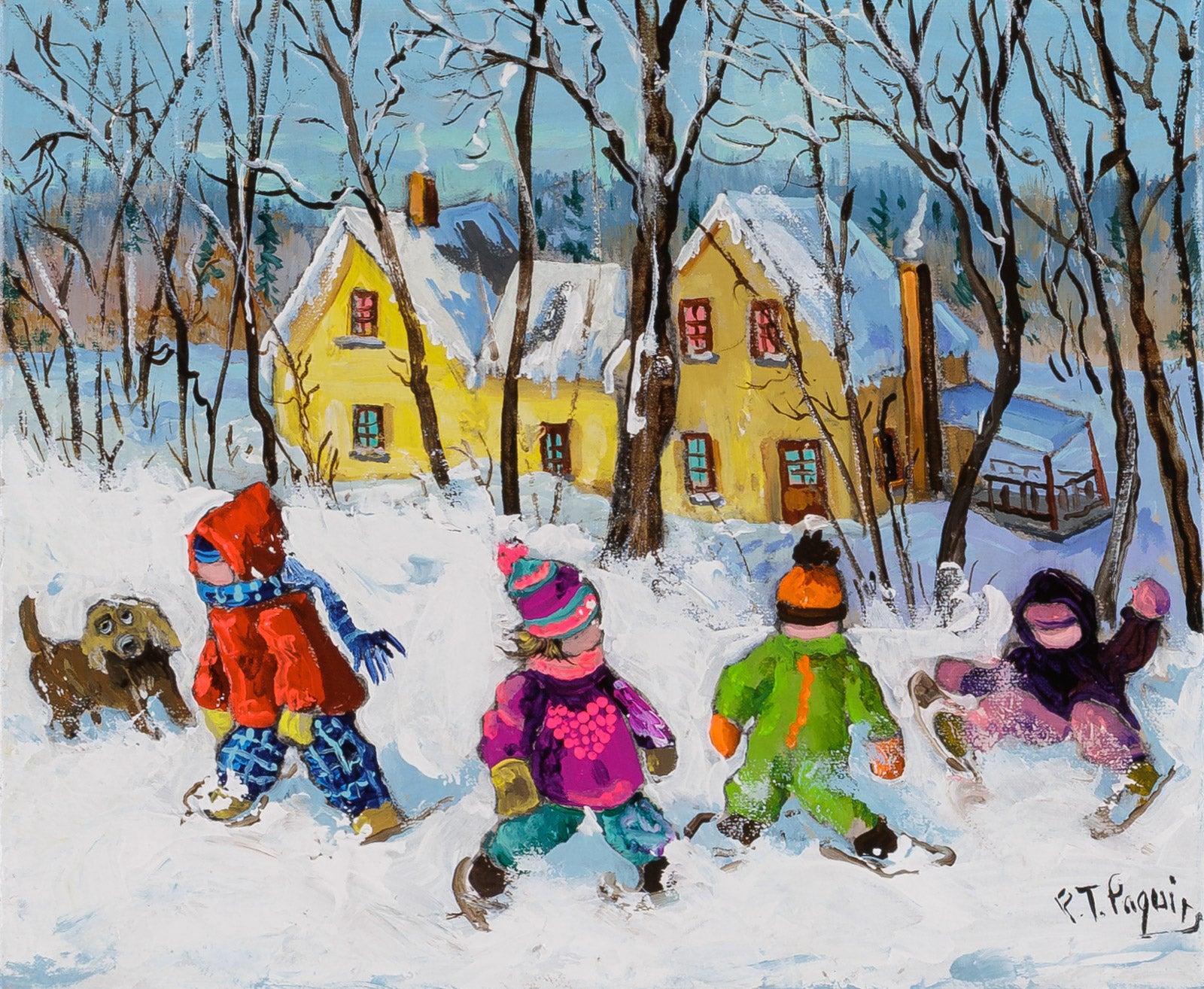 On Adore Jouer De Hors Dans La Neige