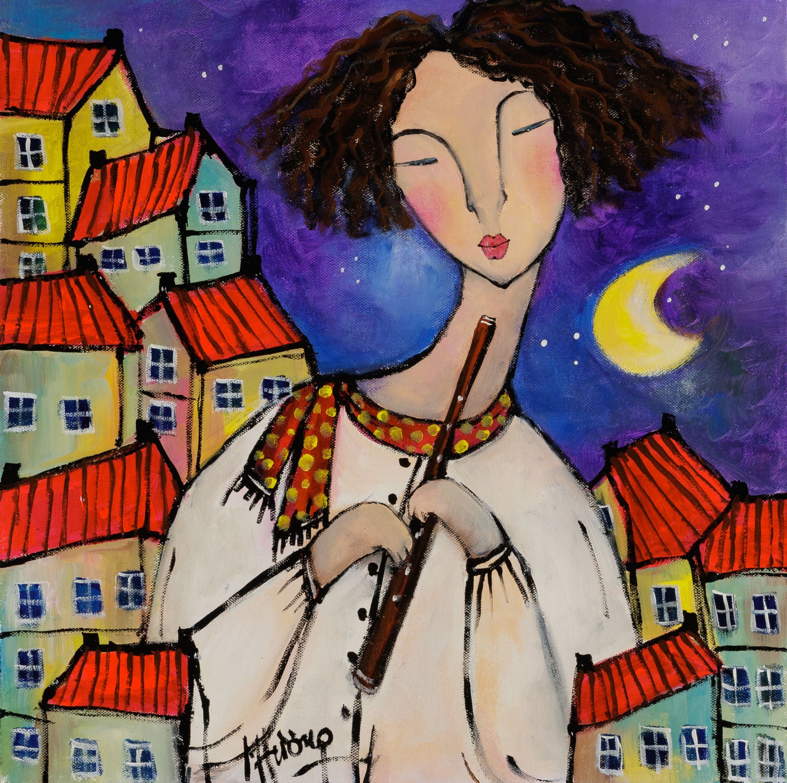 Playing Flute Tonight