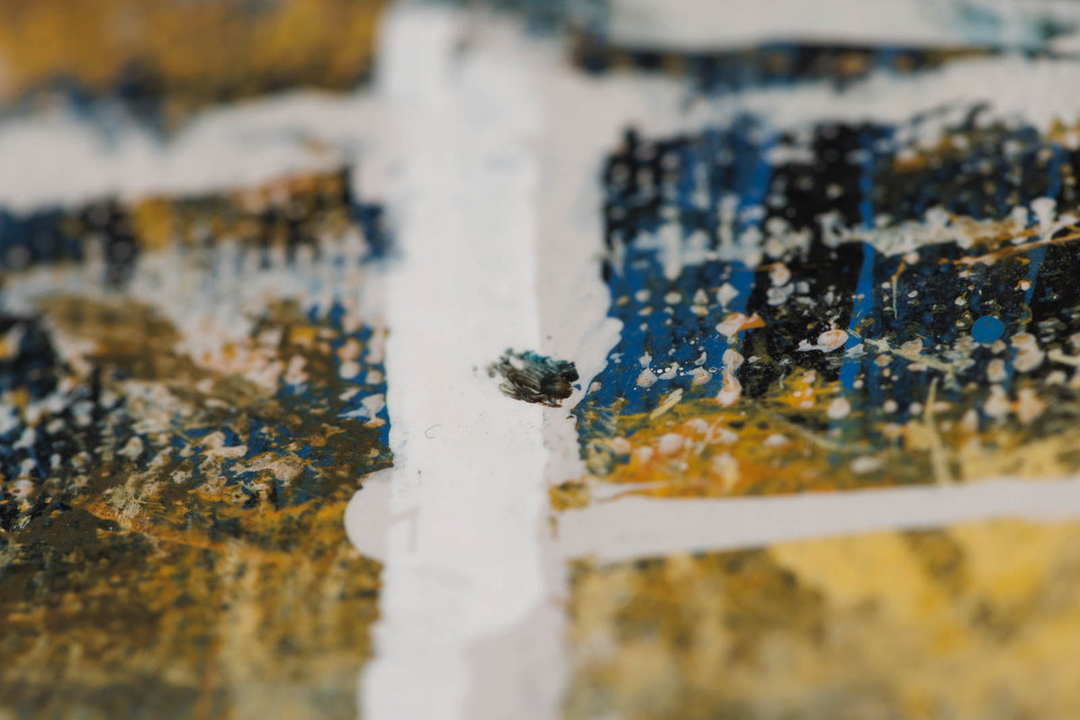 Peter Leckett, "Fading Light," detail 1, acrylic on canvas