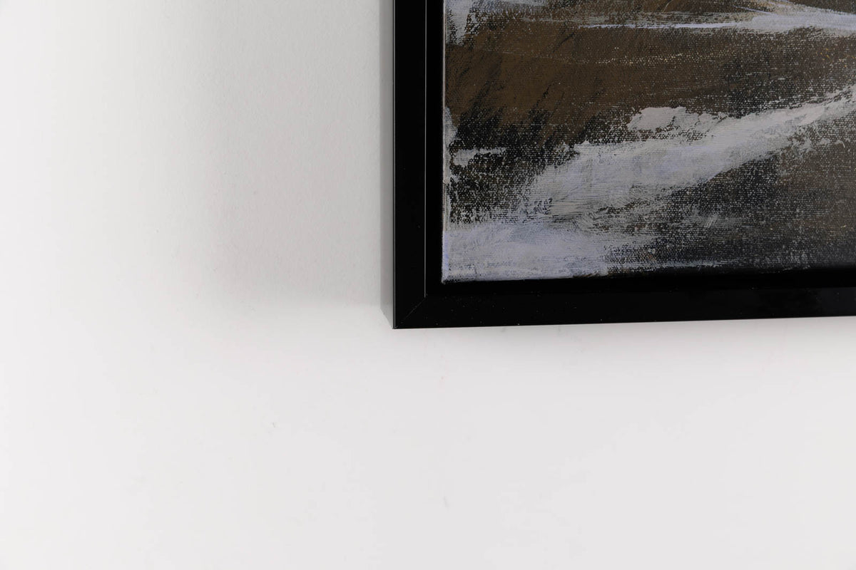 Peter Leckett, "Gully," detail 3, acrylic on canvas