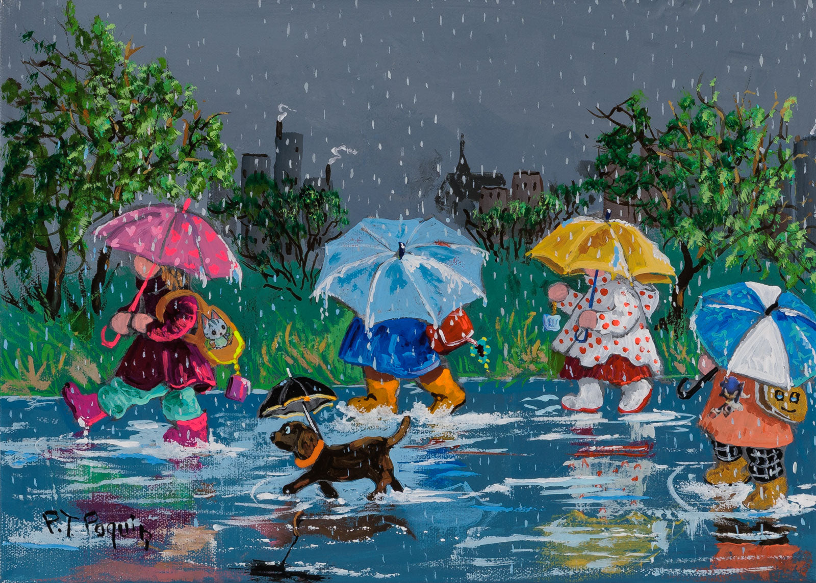 La Danse Des Parapluies