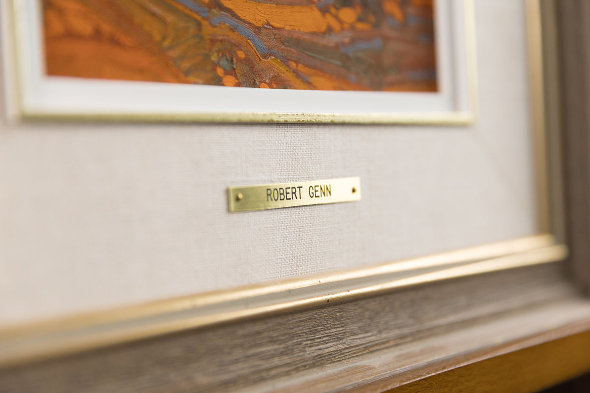 Robert Genn, "Wood Interior," detail 4, oil on panel